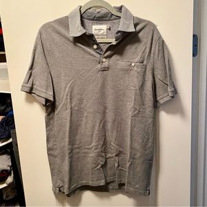 GOODFELLOW &CO TALL MEN’S SHORT SLEEVE POLO SHIRT SIZE: MEDIUM TALL COLOR: GRAY